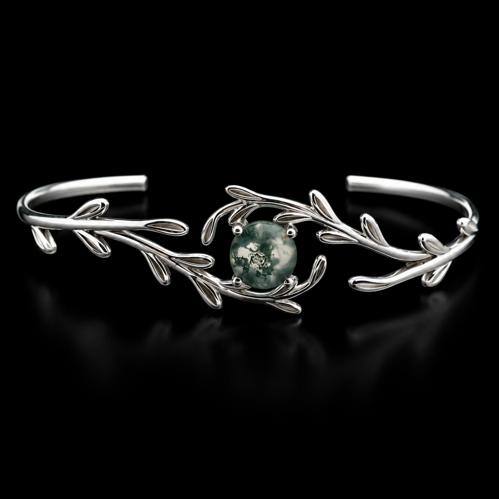 Leaf Branch Cuff Bracelet