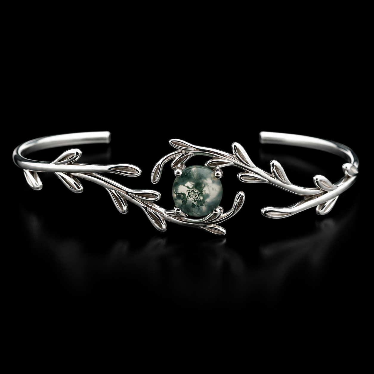 Leaf Branch Cuff Bracelet