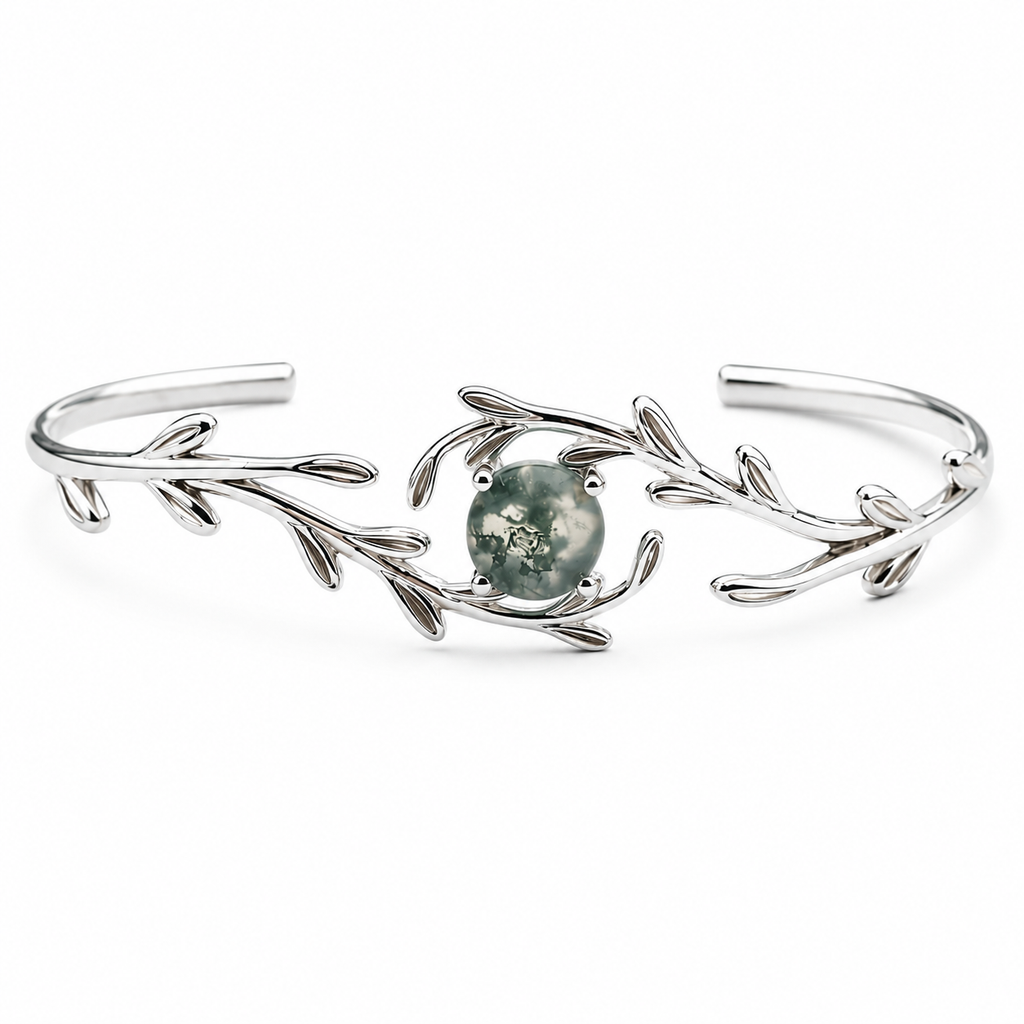 Leaf Branch Cuff Bracelet