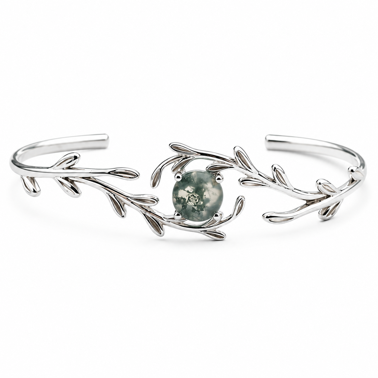 Leaf Branch Cuff Bracelet