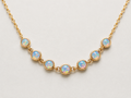 Seven-Stone Opal Necklace