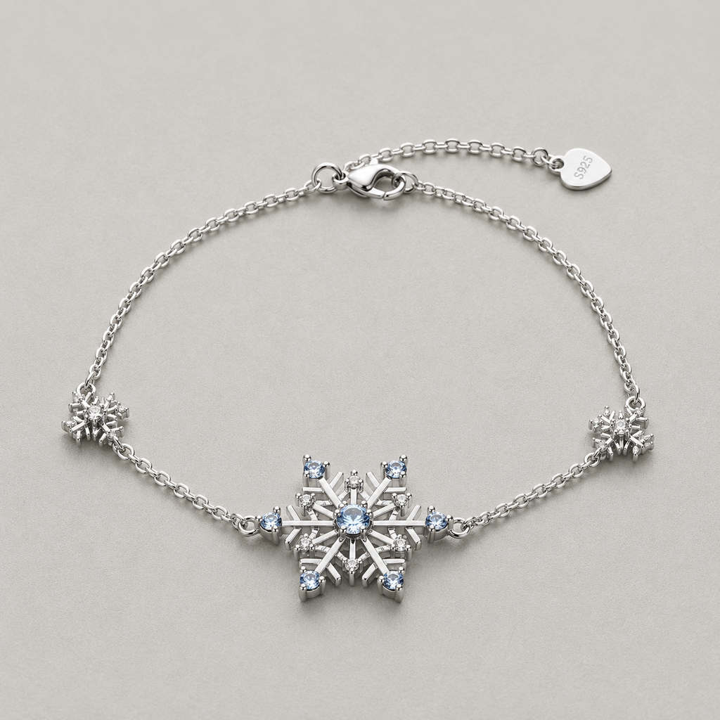 Dazzling Snowflake Bracelet