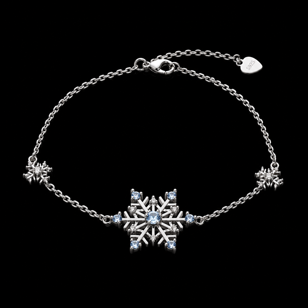 Dazzling Snowflake Bracelet