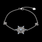Dazzling Snowflake Bracelet