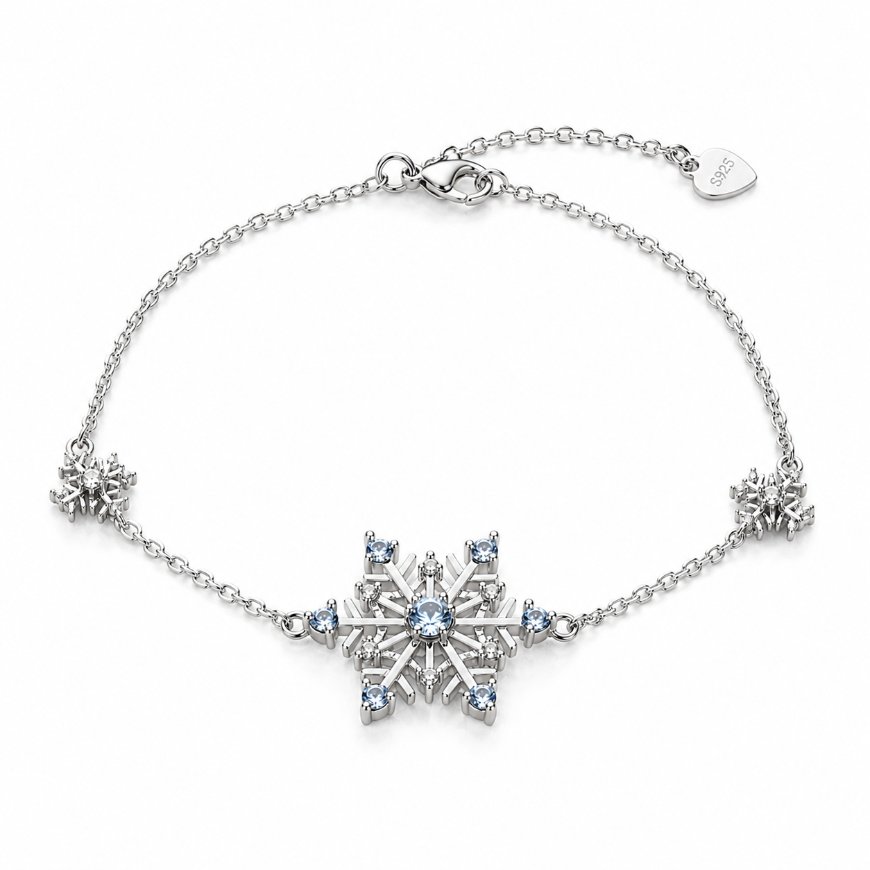 Dazzling Snowflake Bracelet
