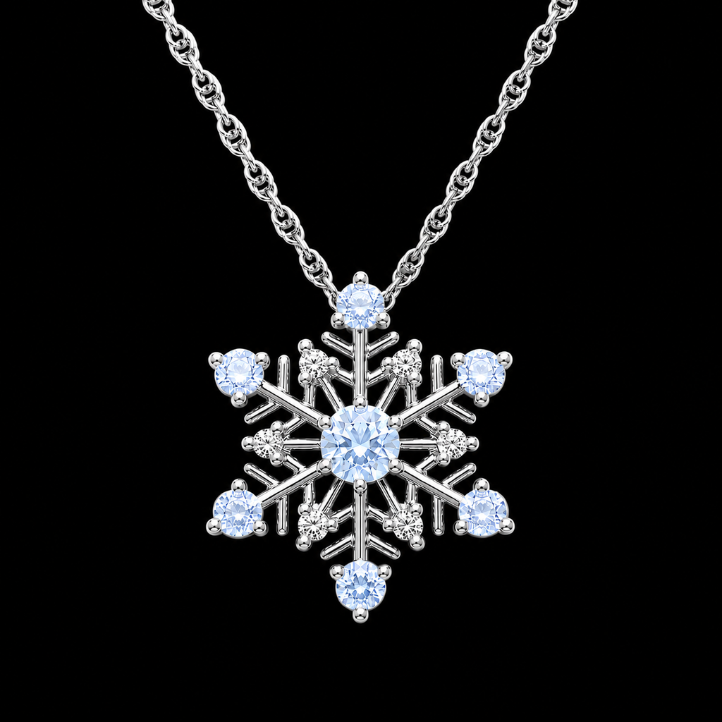 Dazzling Snowflake Necklace