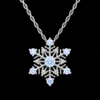 Dazzling Snowflake Necklace