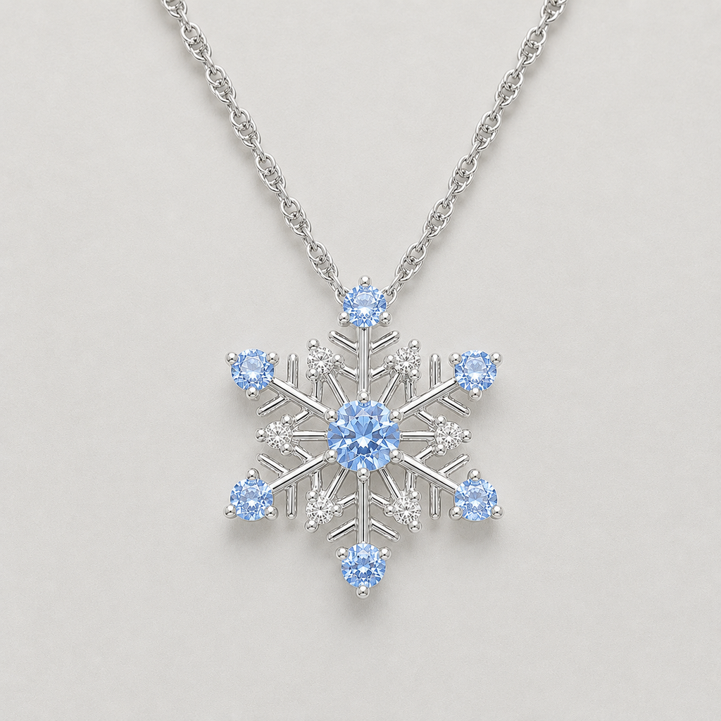 Dazzling Snowflake Necklace