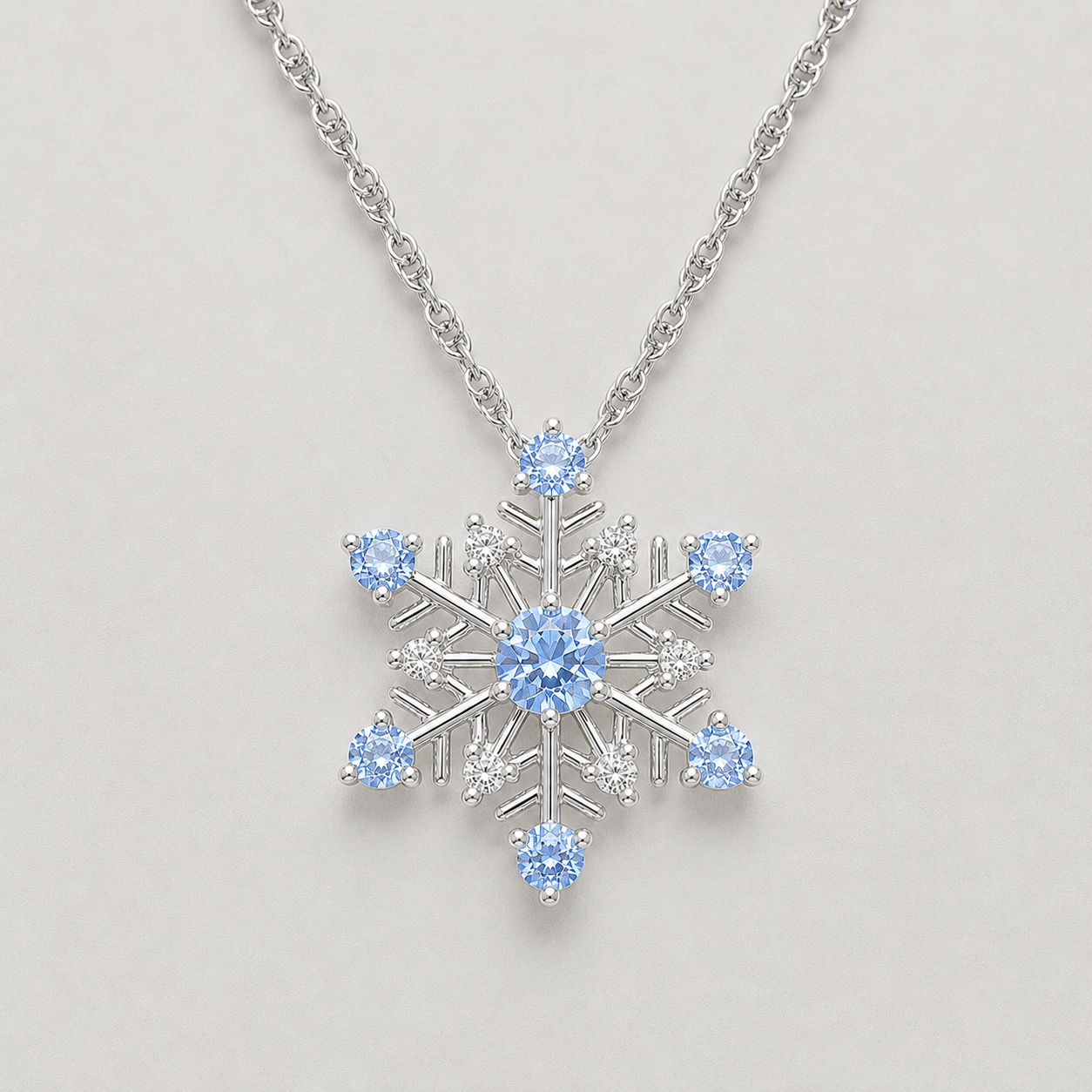 Dazzling Snowflake Necklace