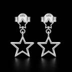 Elite Silver Midnight Star Drops