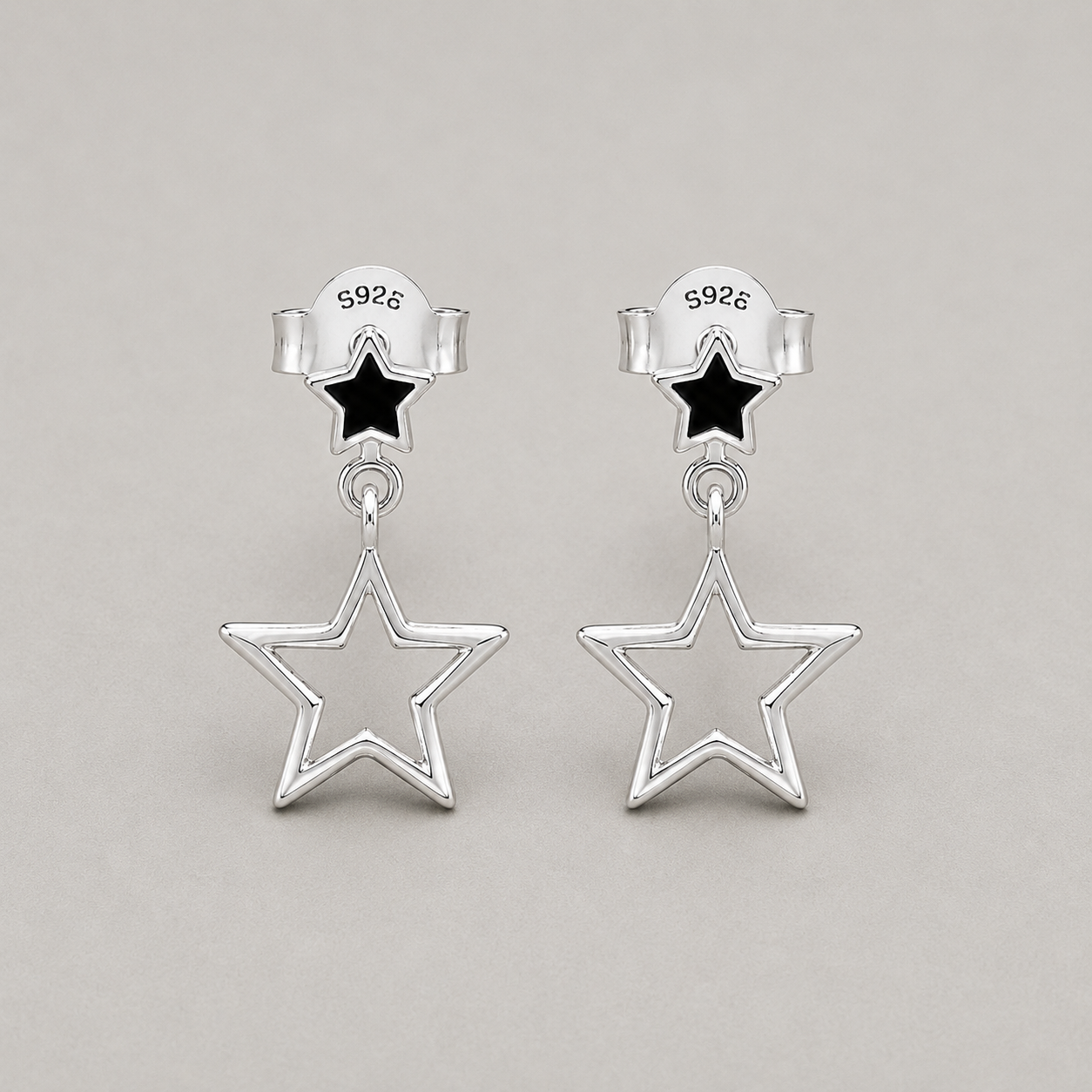 Elite Silver Midnight Star Drops