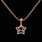 Luxe Interlocking Star Pendant