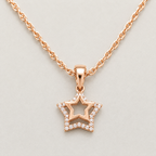 Luxe Interlocking Star Pendant