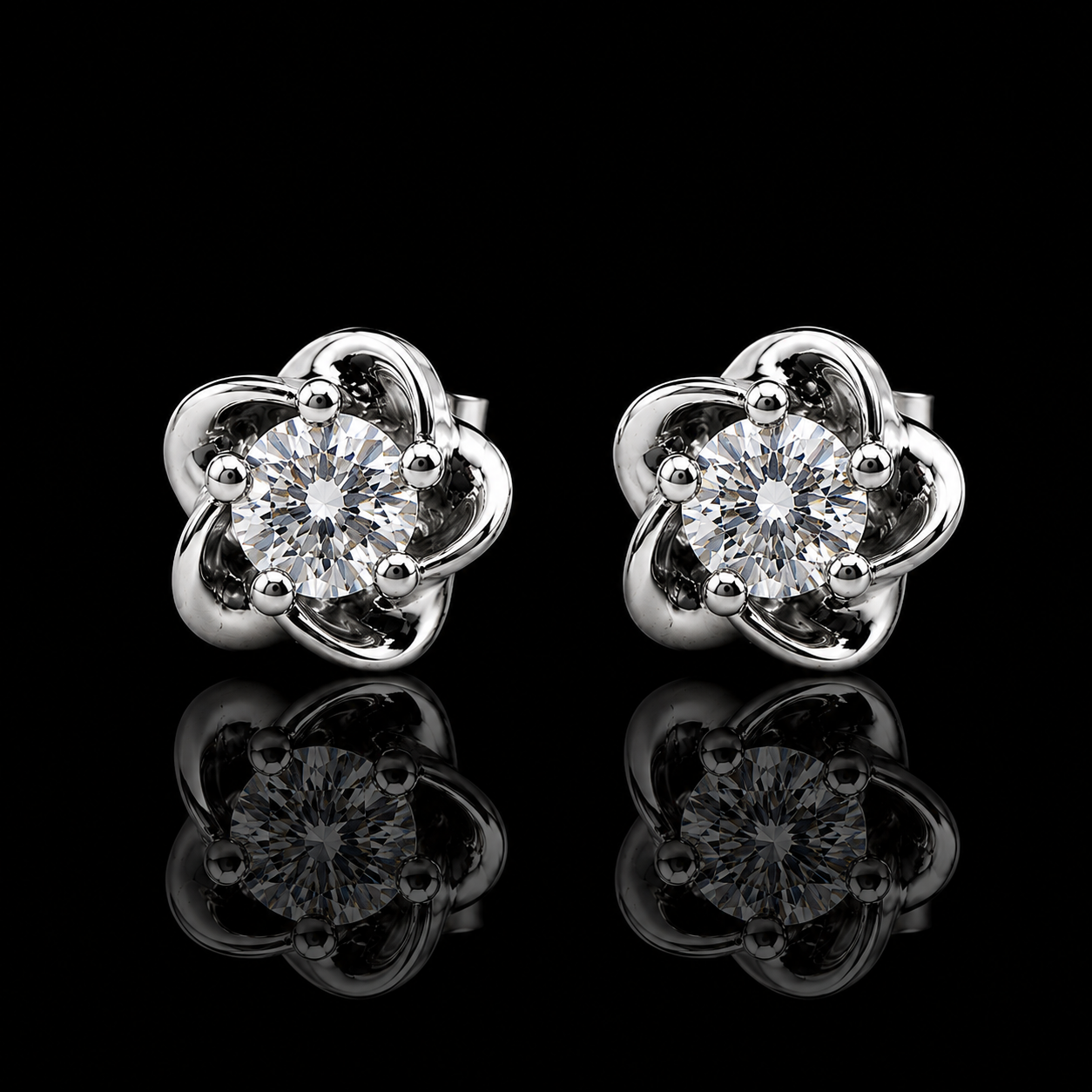 Camellia Blossom Studs