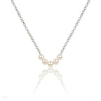 Timeless Radiant Pearl Arc Necklace