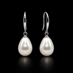 Teardrop Pearl Earrings