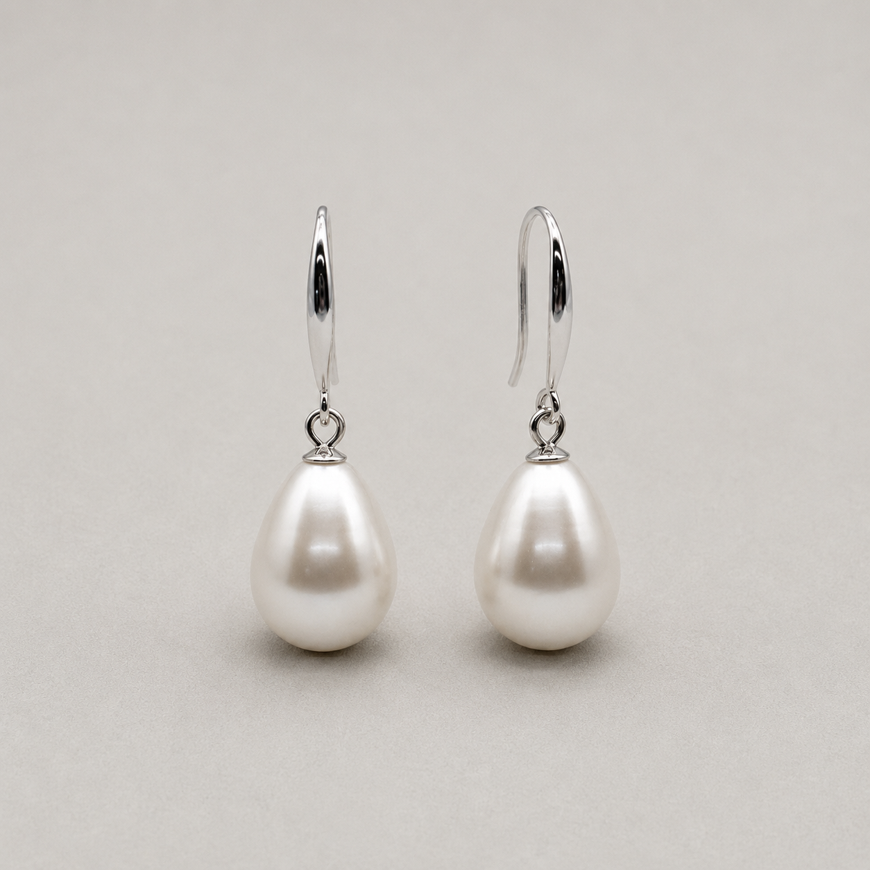 Teardrop Pearl Earrings