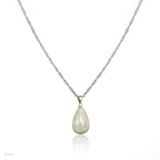 Teardrop Pearl Necklace & Stud Earring Set