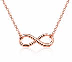 Timeless Rose Gold Infinity Symbol Necklace
