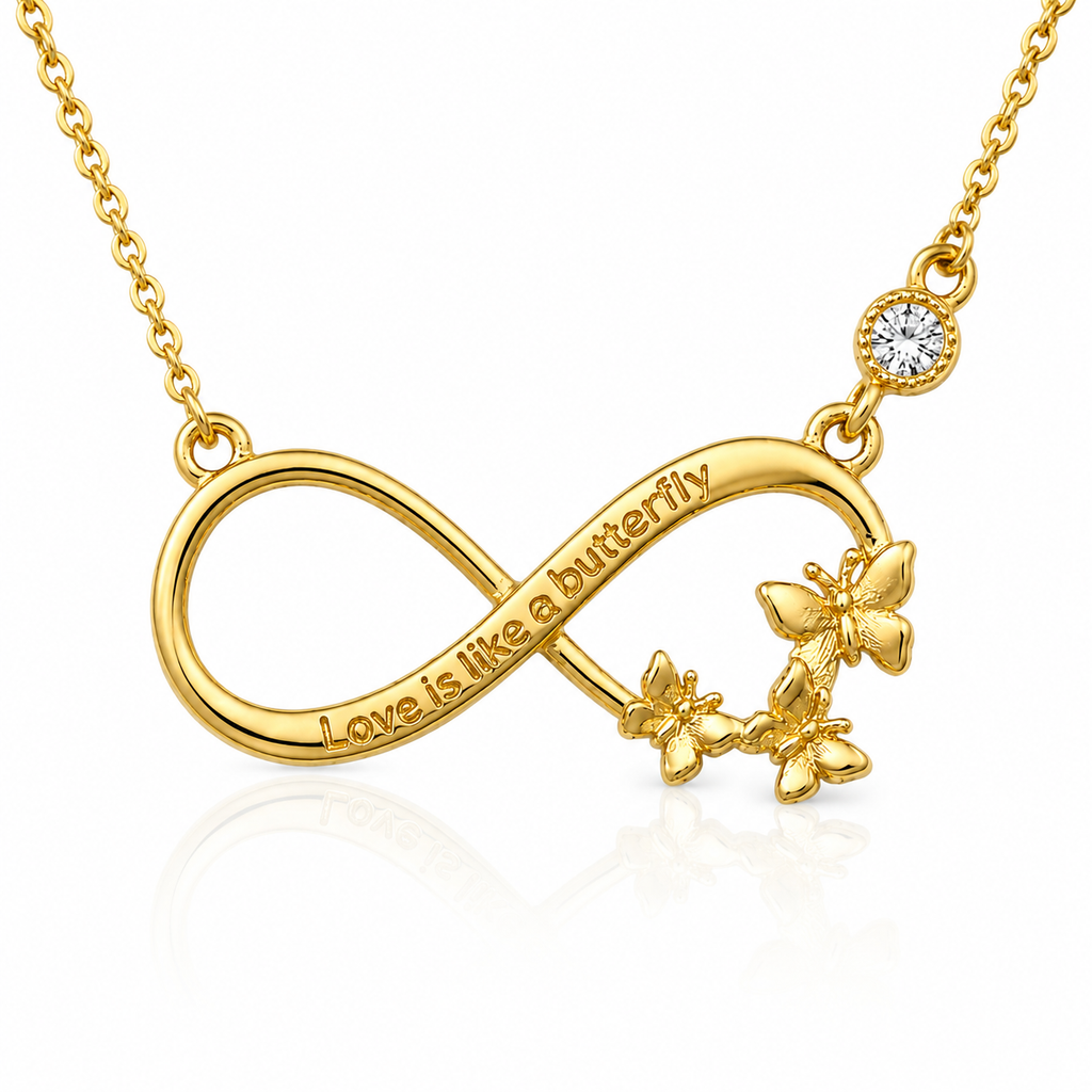 Infinity Butterfly Necklace