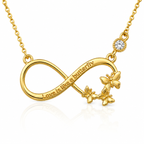 Infinity Butterfly Necklace