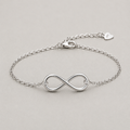 Sleek Minimalist Infinity Bracelet
