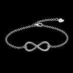 Sleek Minimalist Infinity Bracelet