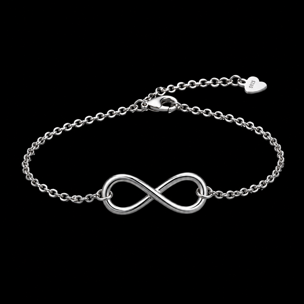 Sleek Minimalist Infinity Bracelet