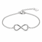 Sleek Minimalist Infinity Bracelet