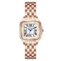 Scottie 9100 Women’s High-End Oval Watch – Elegant Leather Quartz Wristwatch - Black and Silver