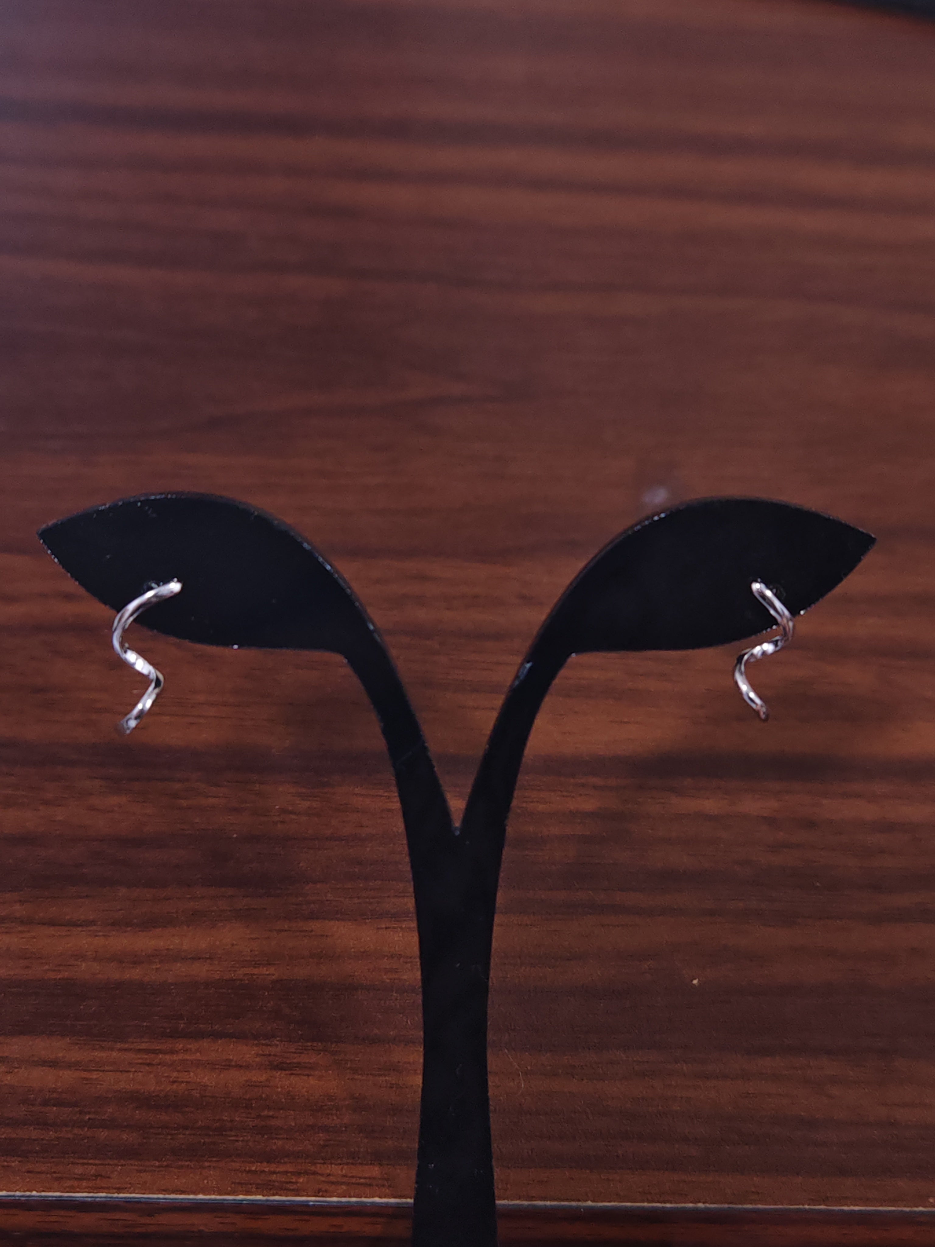 Wavy Spiral Stud Earrings
