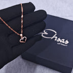 Shimmering Heart Necklace