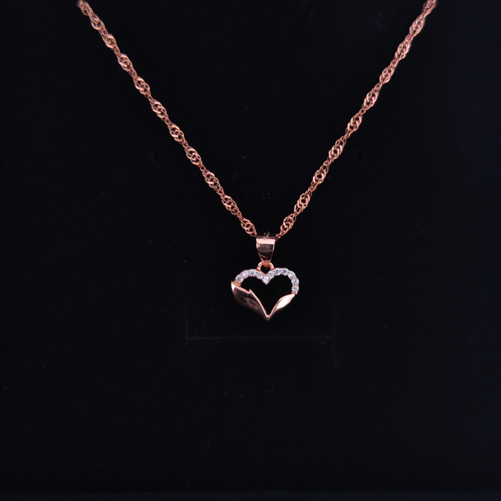 Shimmering Heart Necklace