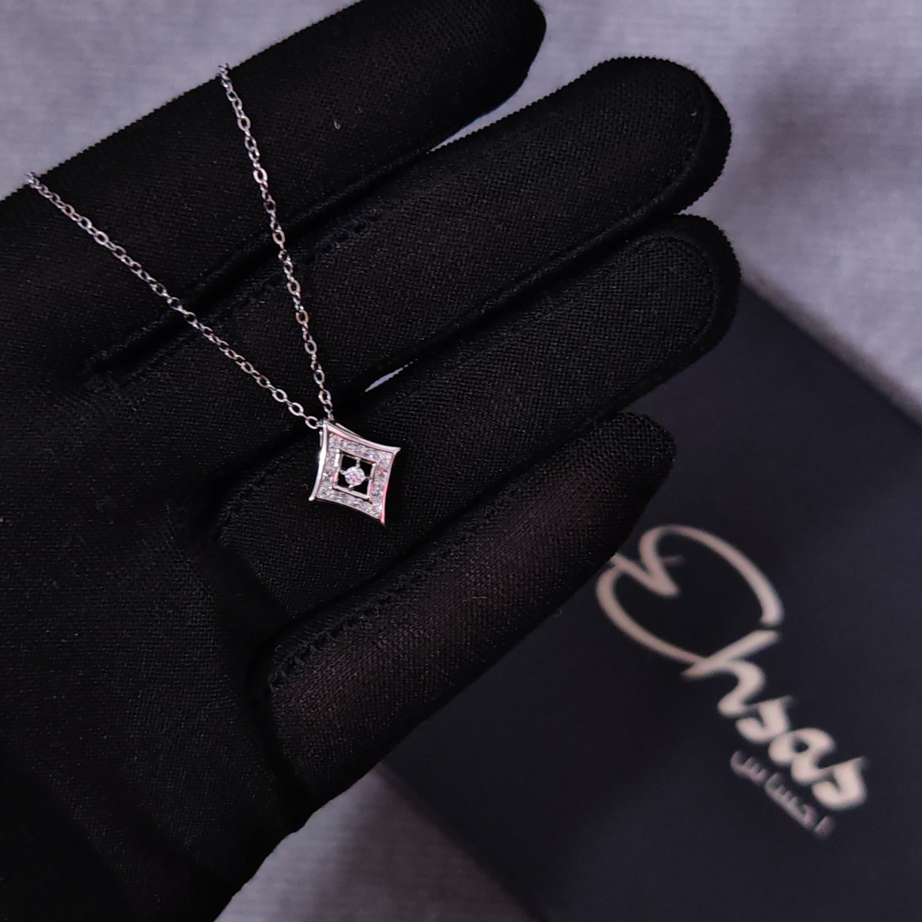 Geometric Rhombus Cut-Out Jewelry Set