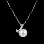 Pearl & Shimmering Star Pendant