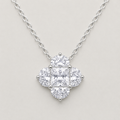 Emerald-Cut Crystal Necklace