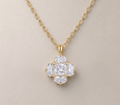 Emerald-Cut Crystal Necklace