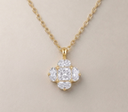 Emerald-Cut Crystal Necklace