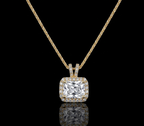 Emerald-Cut Crystal Pendant