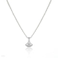 Silver-Toned Fan Pendant