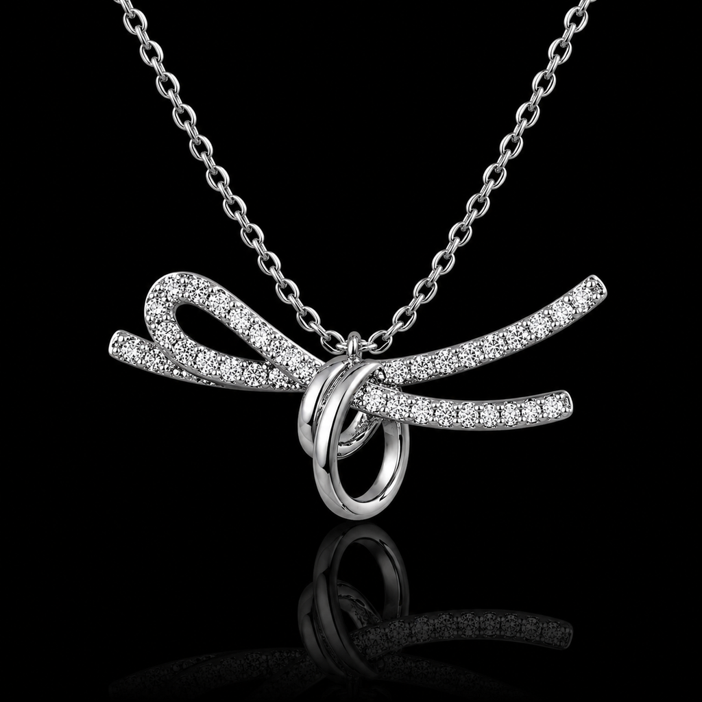Ribbon Bow Necklace