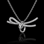 Ribbon Bow Necklace