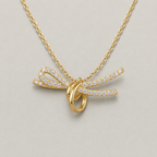 Ribbon Bow Necklace