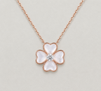 Radiant Gold Butterfly Garden Pendant