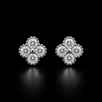 Radiant Floral Stud Earrings