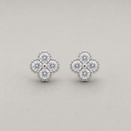Radiant Floral Stud Earrings