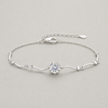 S925 Wavy Link Bracelet