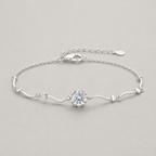 S925 Wavy Link Bracelet