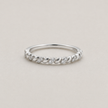 Elegant Twisted Rope Band with Shimmering Pavé