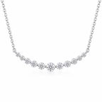 Sophisticated Emerald-Cut Crystal Necklace
